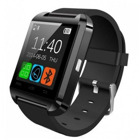 Smartwatch iUni U8+, BT, LCD 1.44 inch, Notificari, Negru