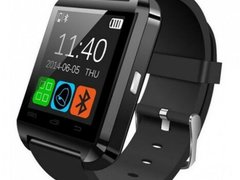 Smartwatch iUni U8+, BT, LCD 1.44 inch, Notificari, Negru